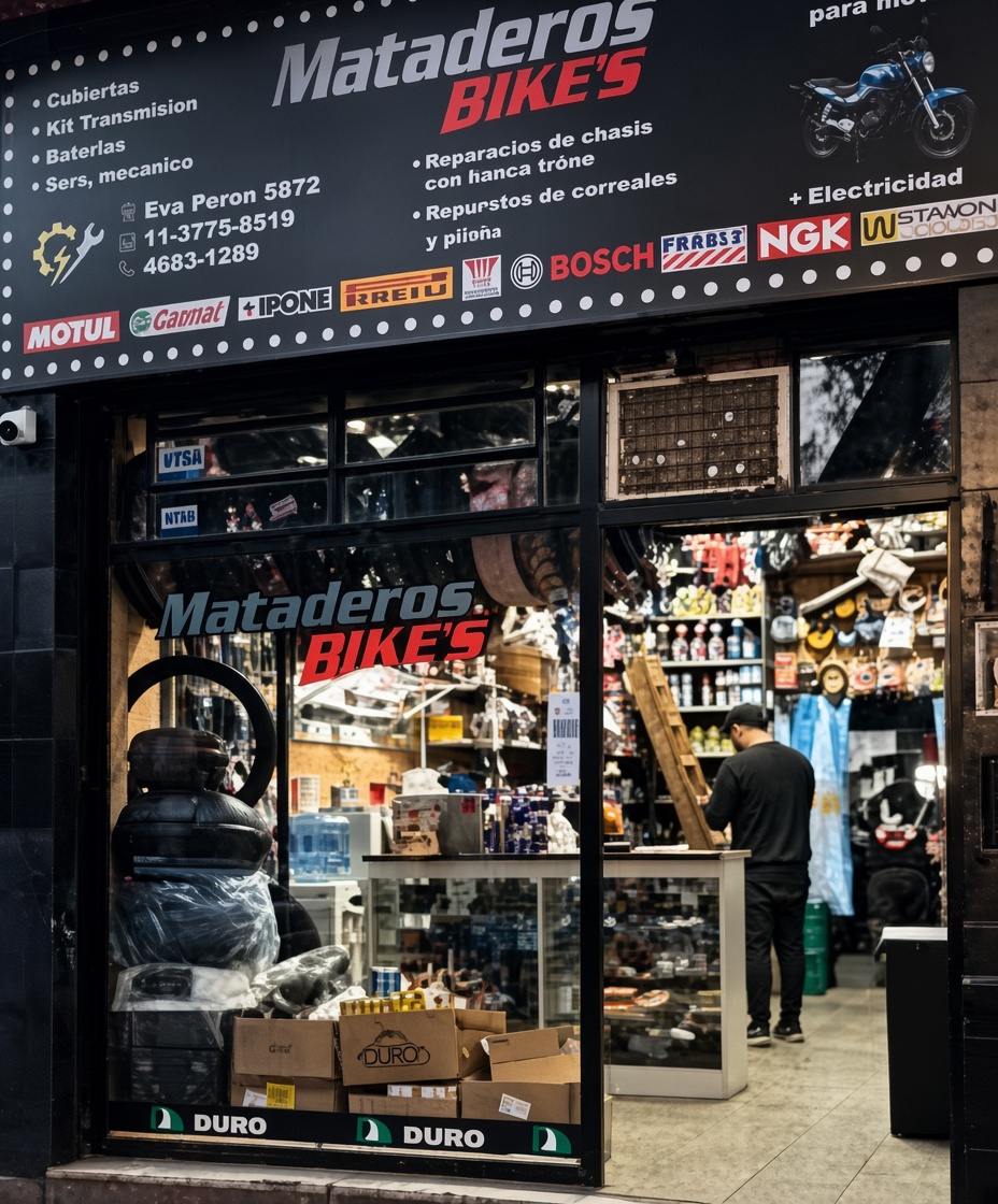 Fachada Taller Mataderos Bikes